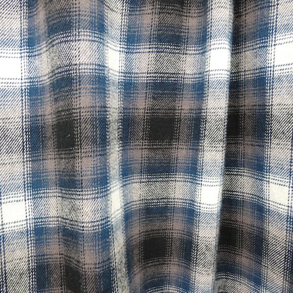Legendary Whitetails Buck Camp Flannel Shirt XLT Blue Plaid Rugged Workwear - Picture 10 of 10